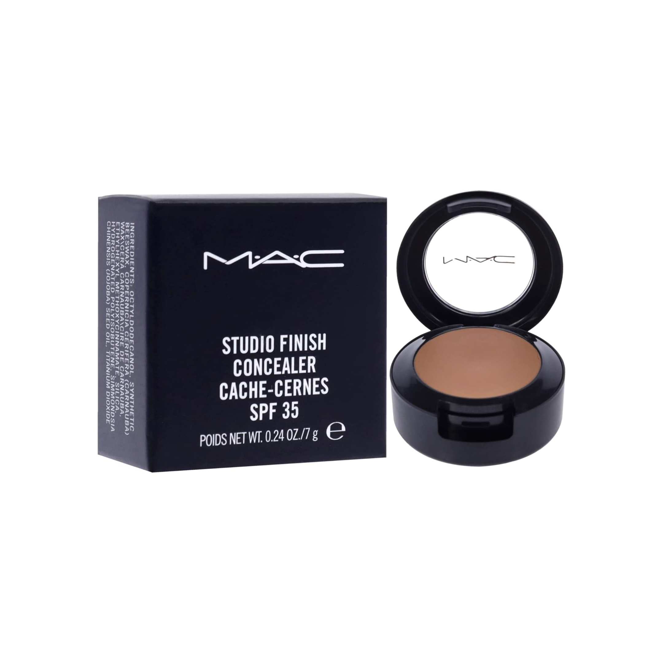 MAC Studio Finish Concealer, 7 grams, NW25, 0.24 oz