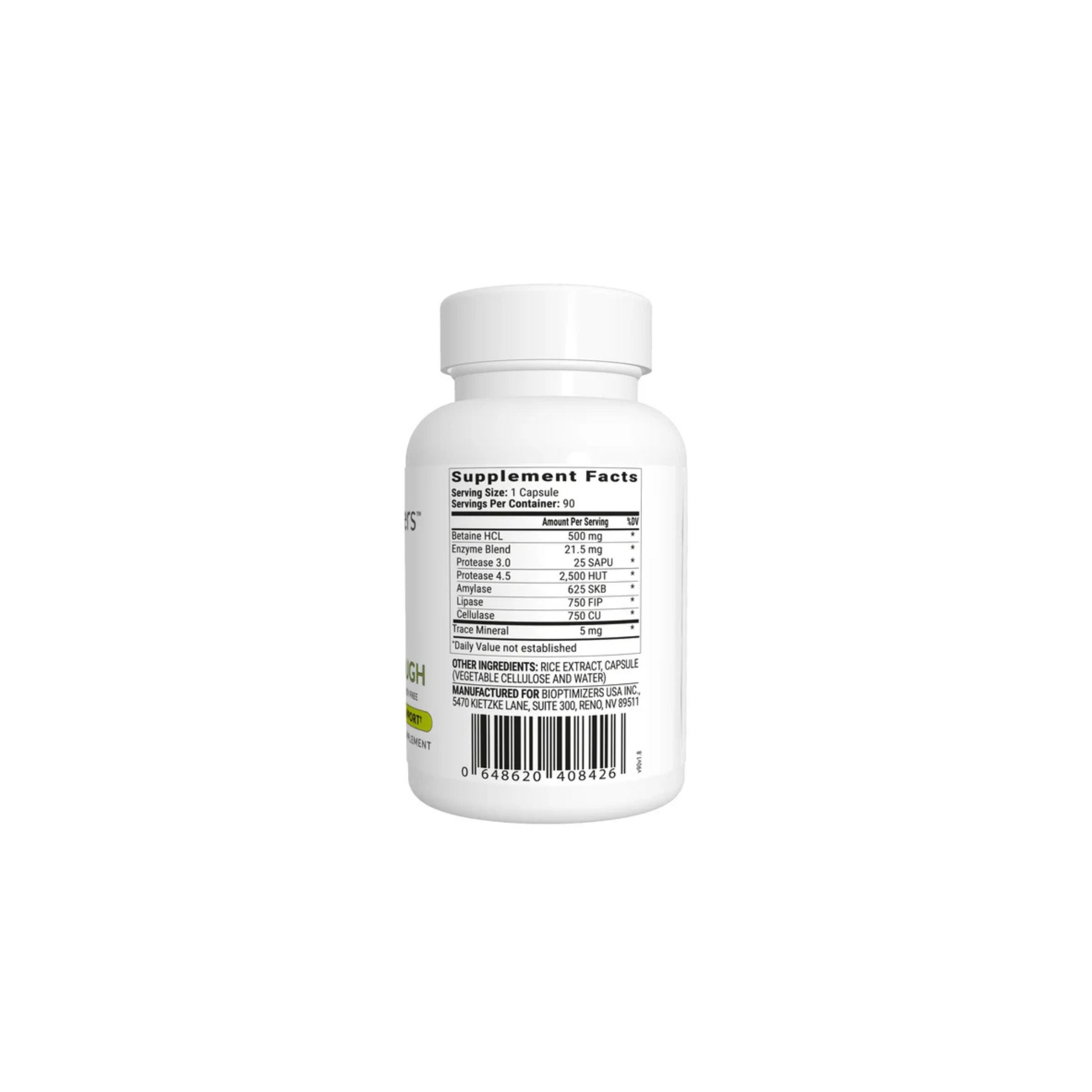 BiOptimizers HCL Breakthrough HCL SUPPLEMENTS & HCL PILLS