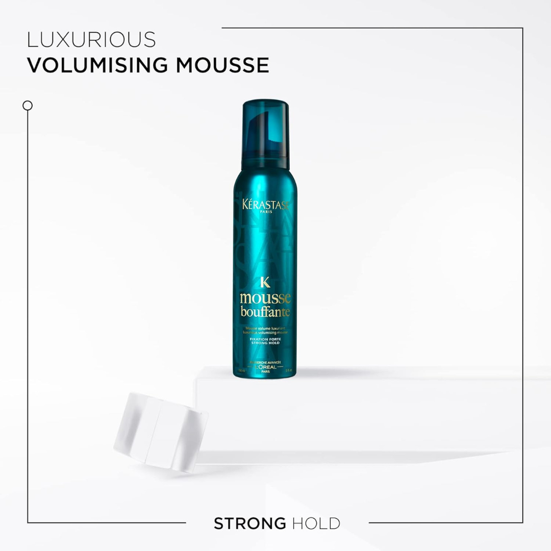 Kerastase Bouffant Strong Hold Luxurious Volumising Mousse for Unisex, 5 Ounce