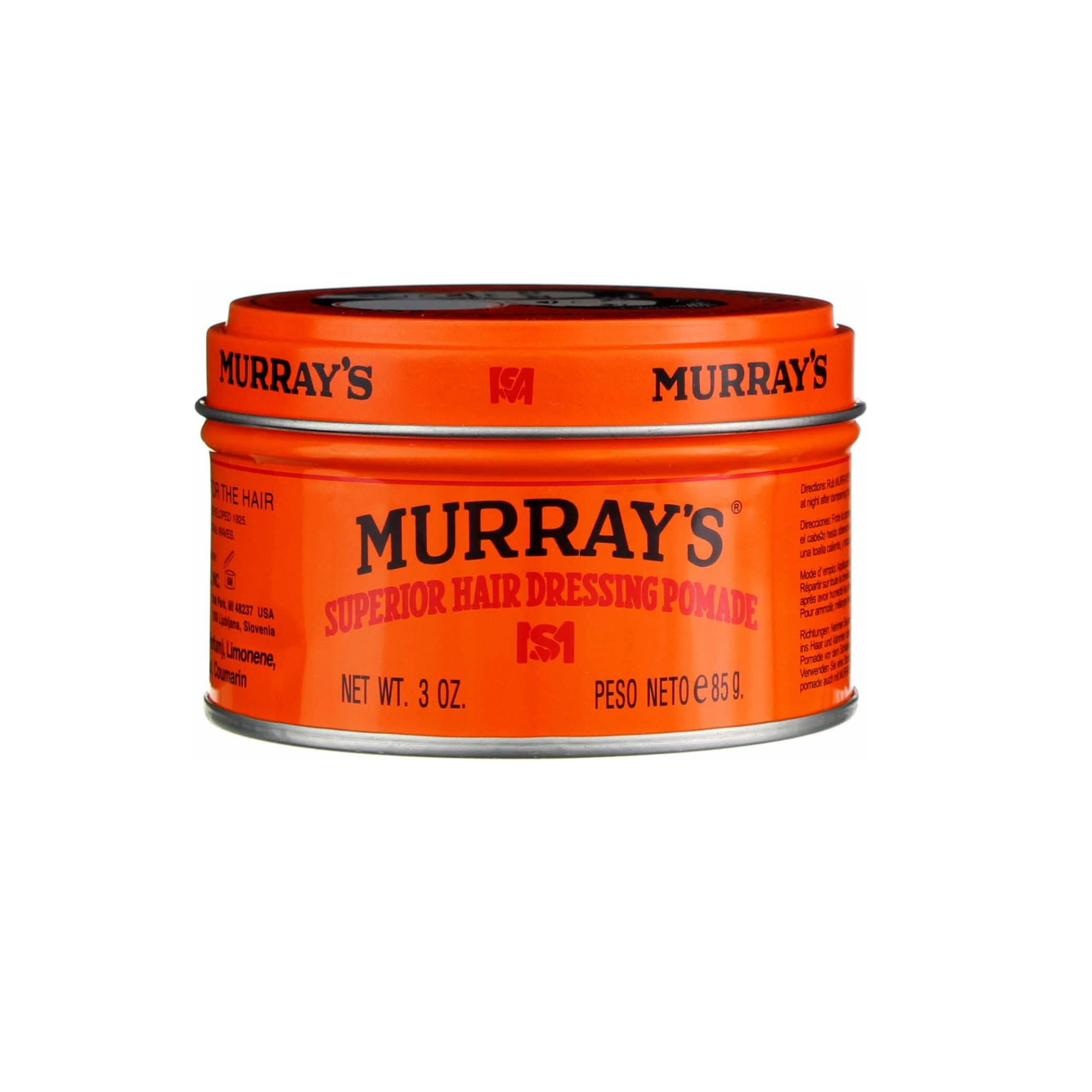 Murray's Hair Dressing Pomade, Superior 3 Ounces (Pack of 4)