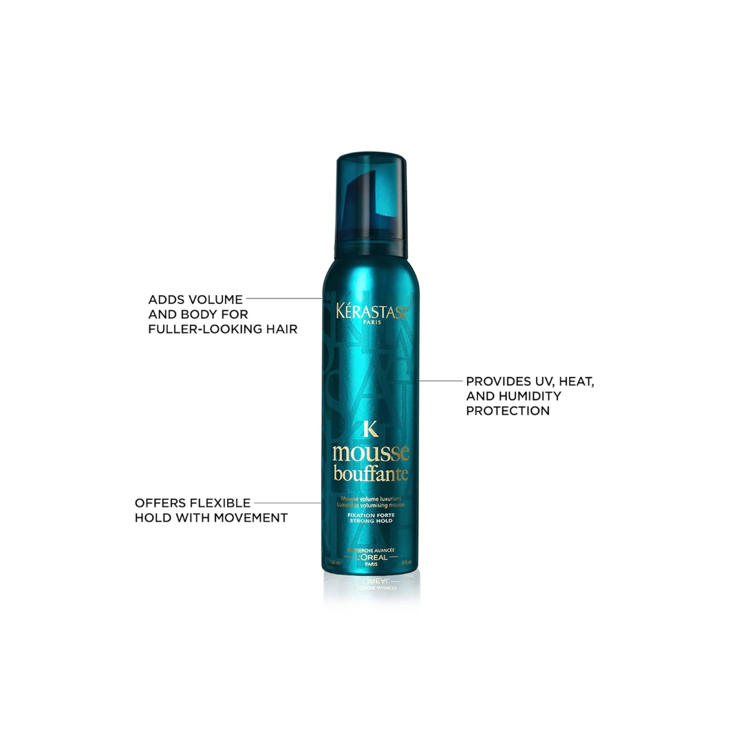 Kerastase Bouffant Strong Hold Luxurious Volumising Mousse for Unisex, 5 Ounce