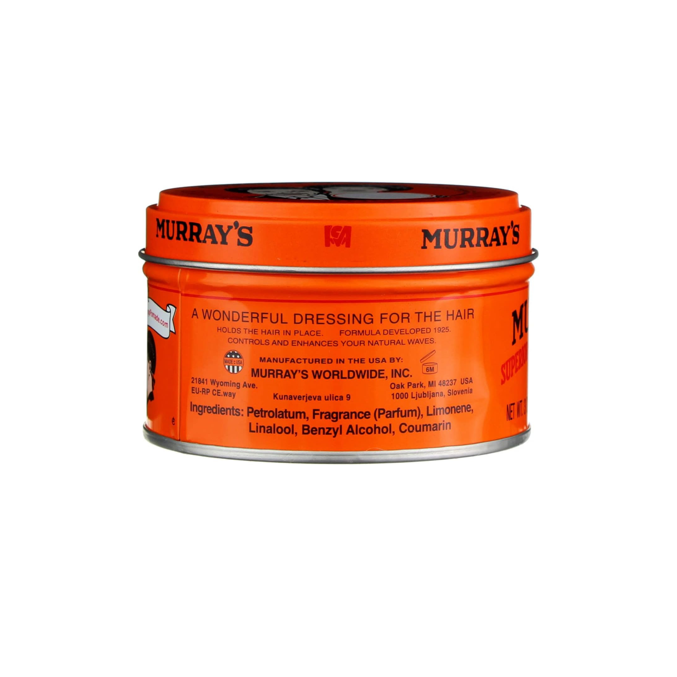 Murray's Hair Dressing Pomade, Superior 3 Ounces (Pack of 4)
