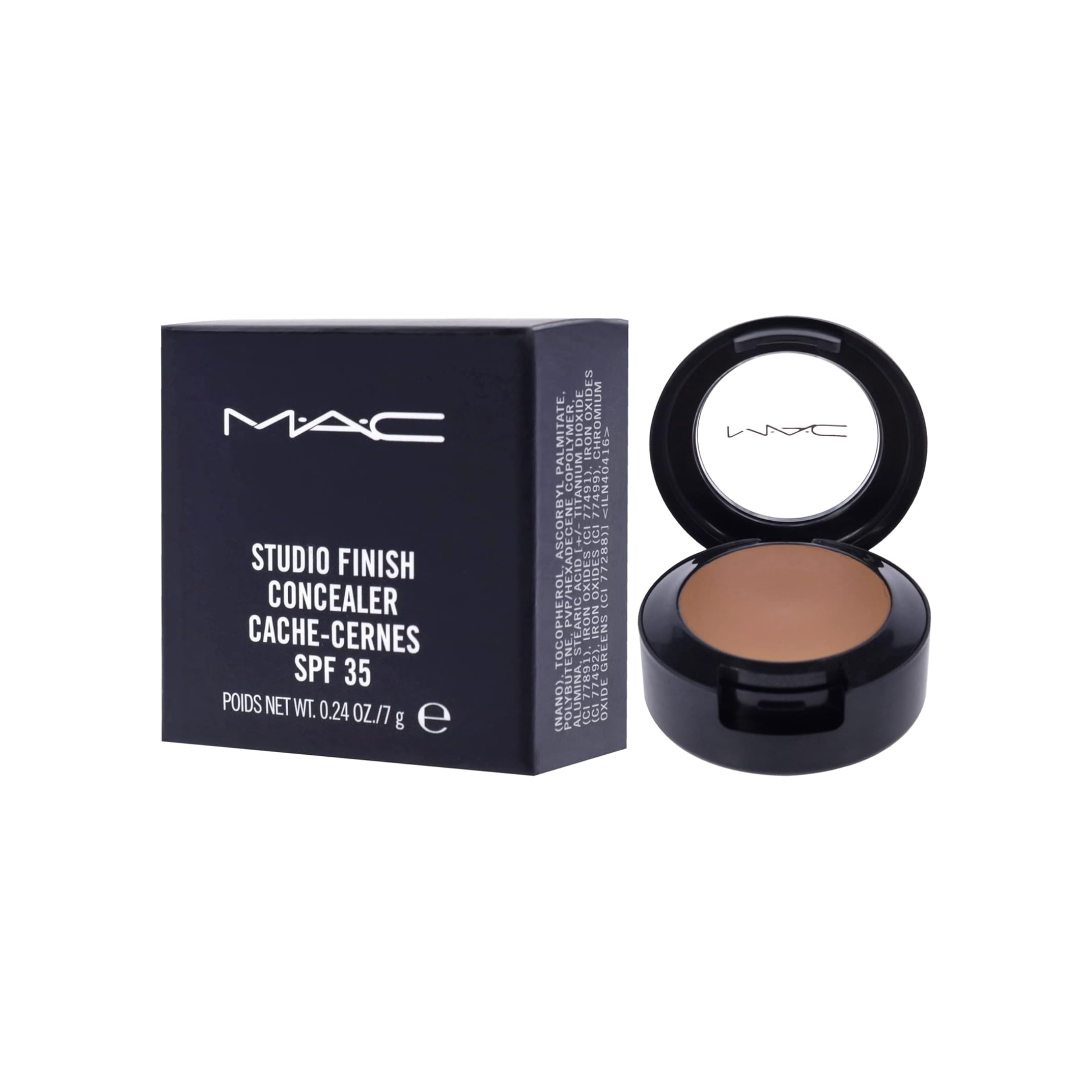 MAC Studio Finish Concealer, 7 grams, NW25, 0.24 oz