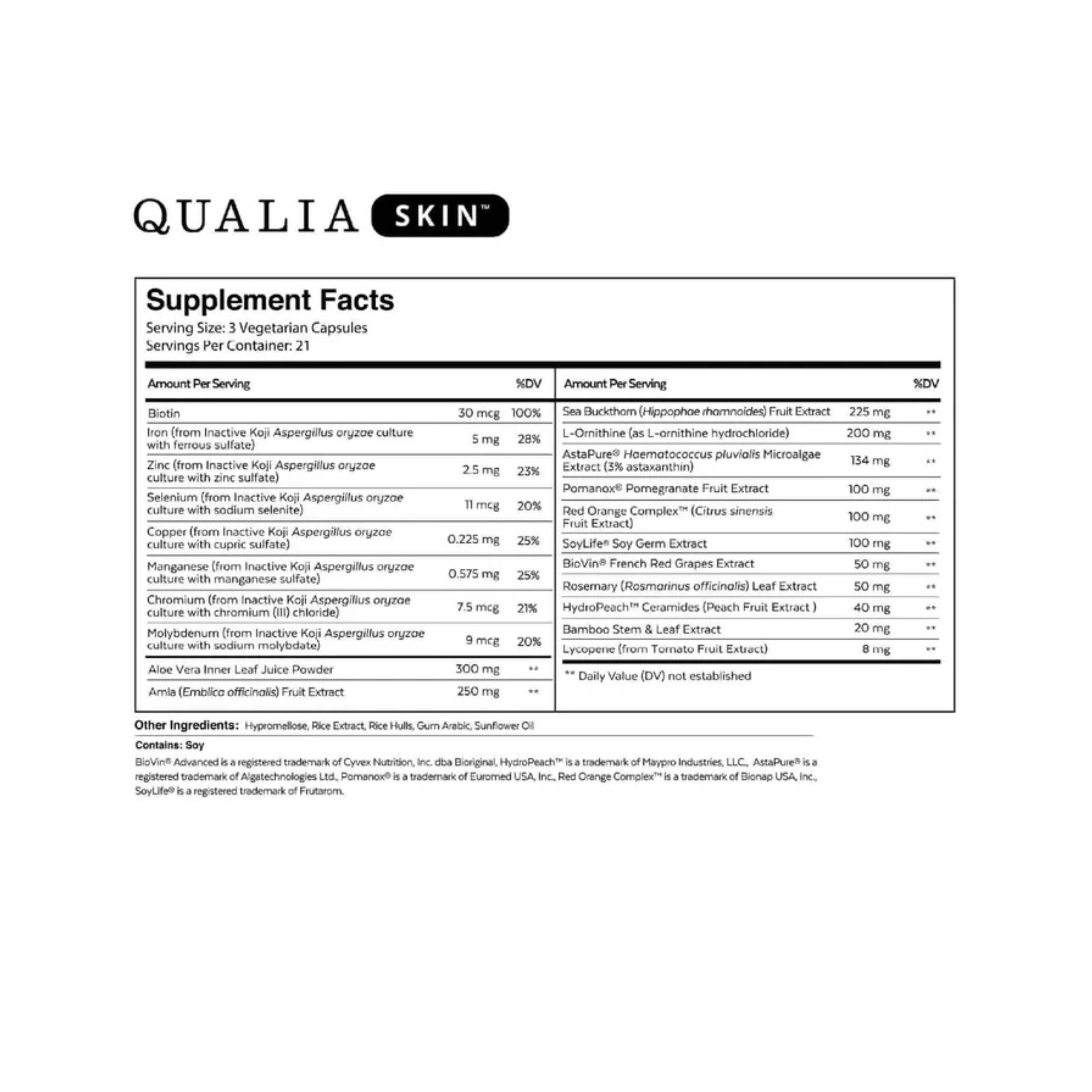 Qualia Qualia Skin SCIENCE-BACKED RADIANCE