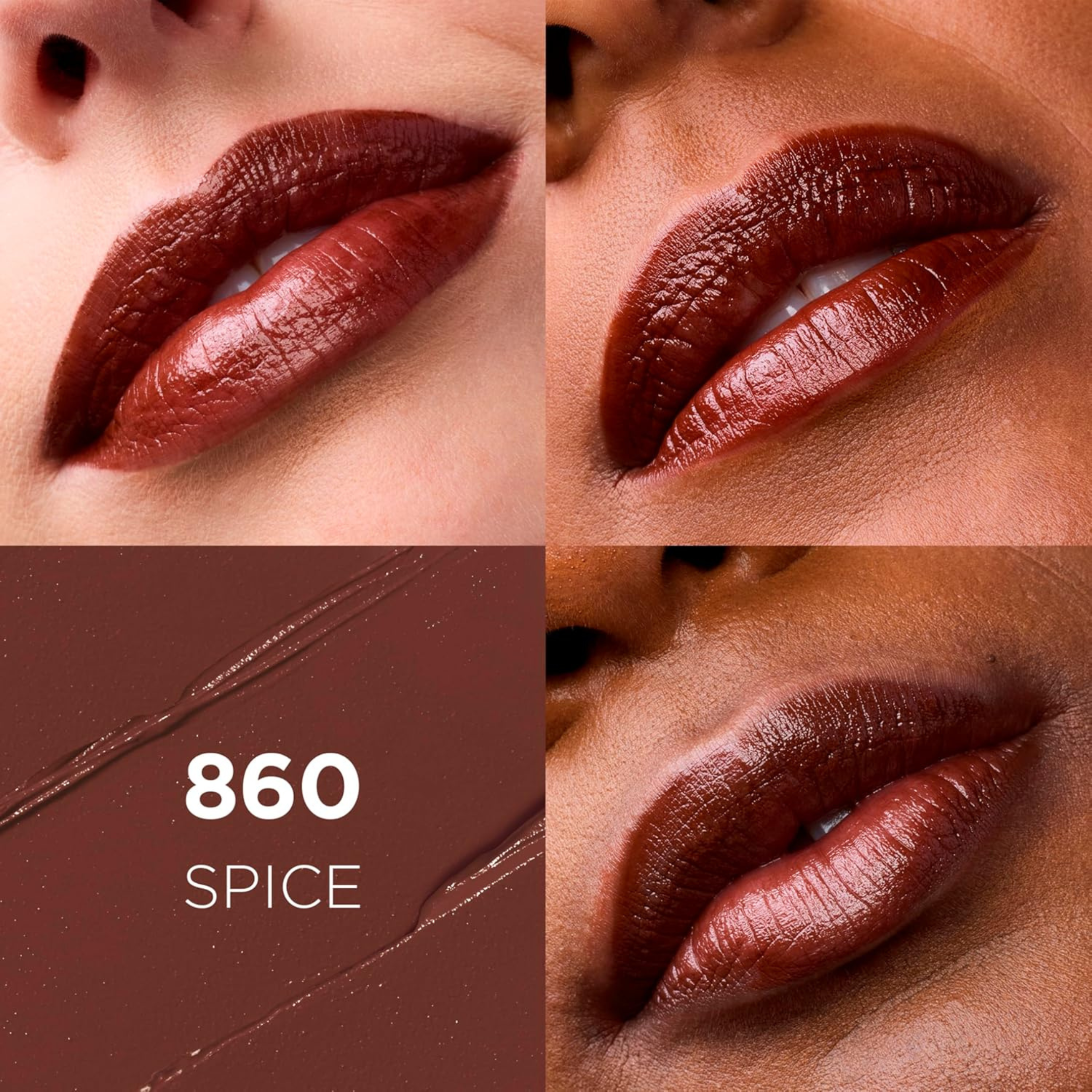 L'Oreal Paris Makeup Colour Riche Original Creamy, Hydrating Satin Lipstick, 860 Spice,1 Count