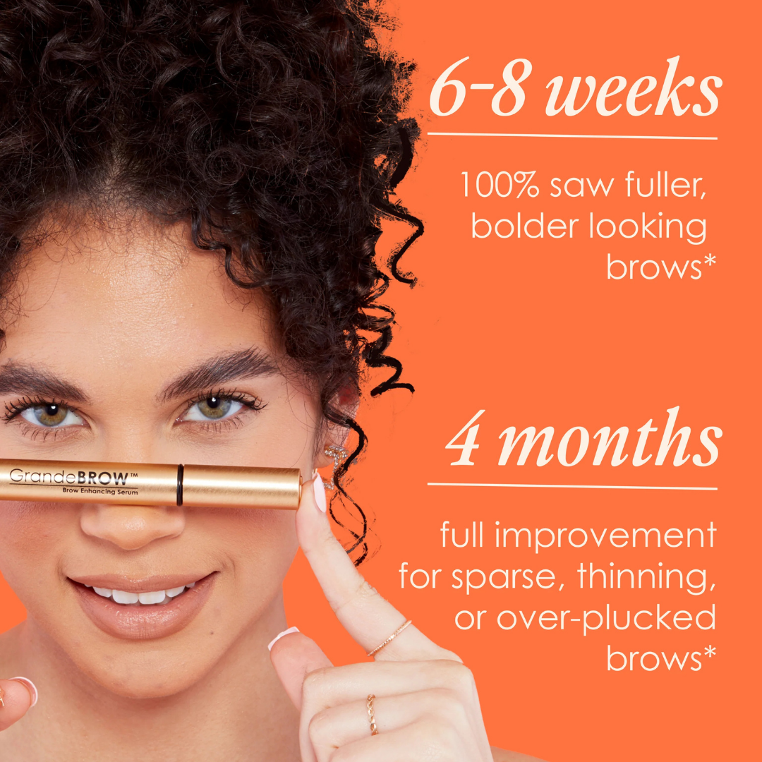 Grande Cosmetics GrandeBROW Brow Enhancing Serum, 8 Week Starter Supply , 1.5mL