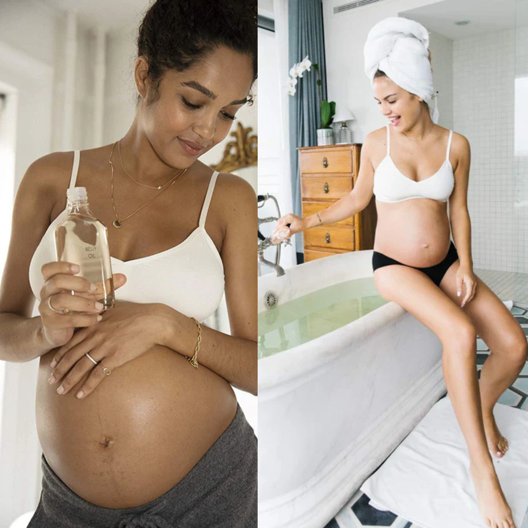 HATCH Mama - Natural Belly Oil Stretch Mark Smoothing Therapy | Non-Toxic, Plant-Derived, Mama-Safe (6.7 oz | 195 ml)