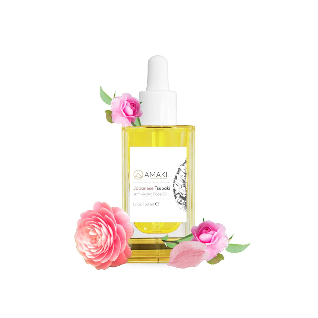 Japanese Tsubaki Anti Aging Face Oil (50 ML) - Organic Gifts for Women