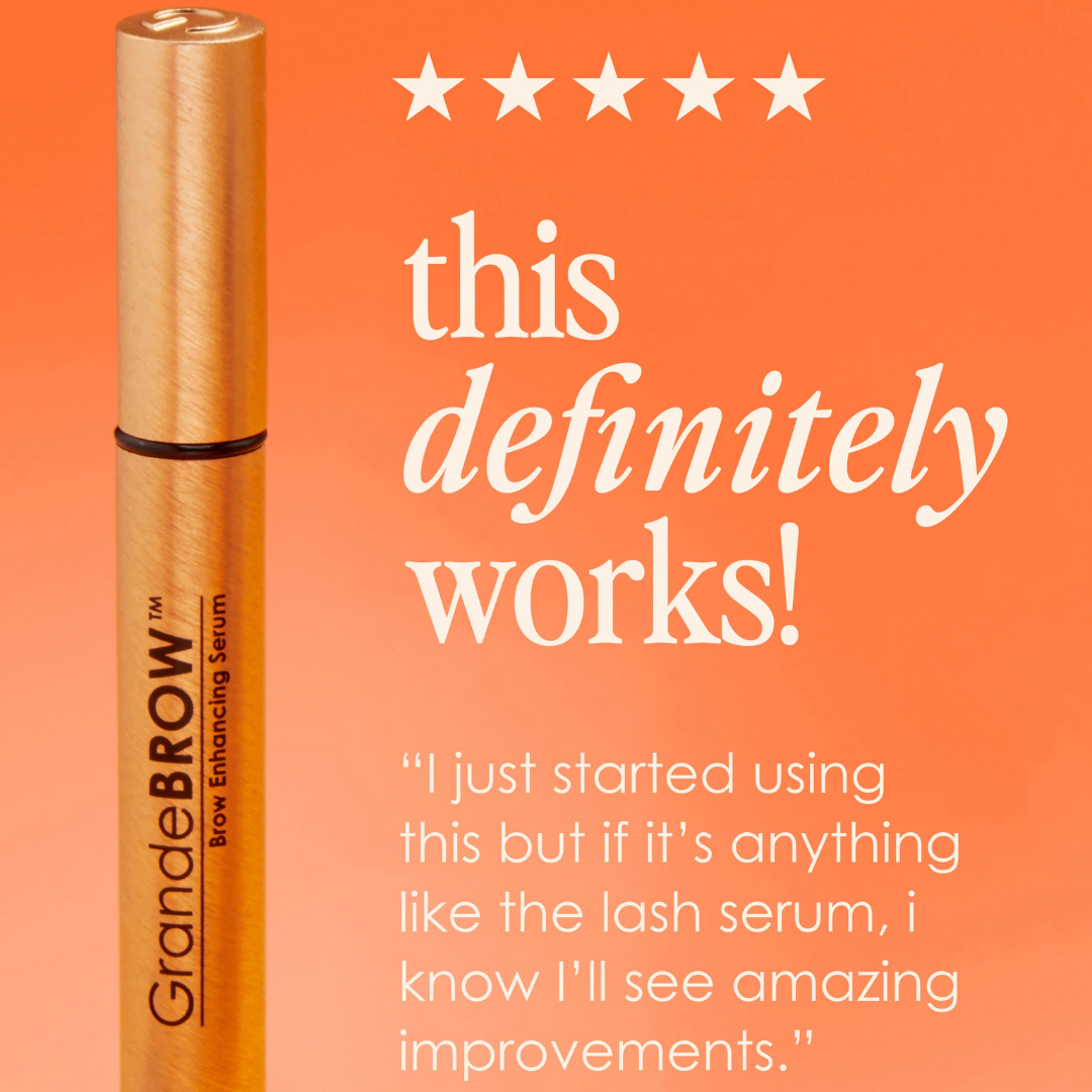Grande Cosmetics GrandeBROW Brow Enhancing Serum, 8 Week Starter Supply , 1.5mL