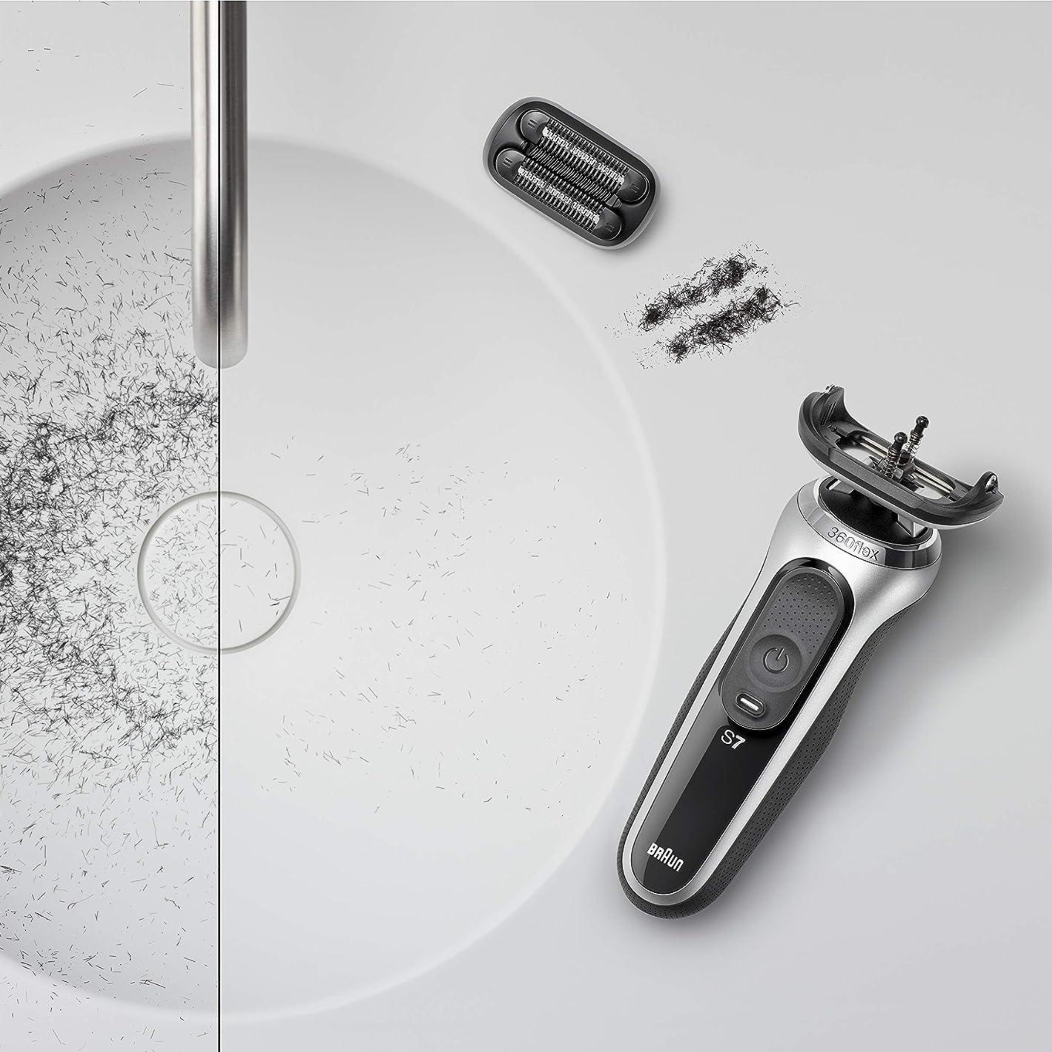 Braun EasyClick Beard Trimmer Attachment for Series 5, 6 and 7 Electric Razors, Compatible with Electric Shavers 5018s, 5020s, 6075cc, 7071cc, 7075cc, 7085cc, 7020s, 5050cs, 6020s, 6072cc, 7027cs