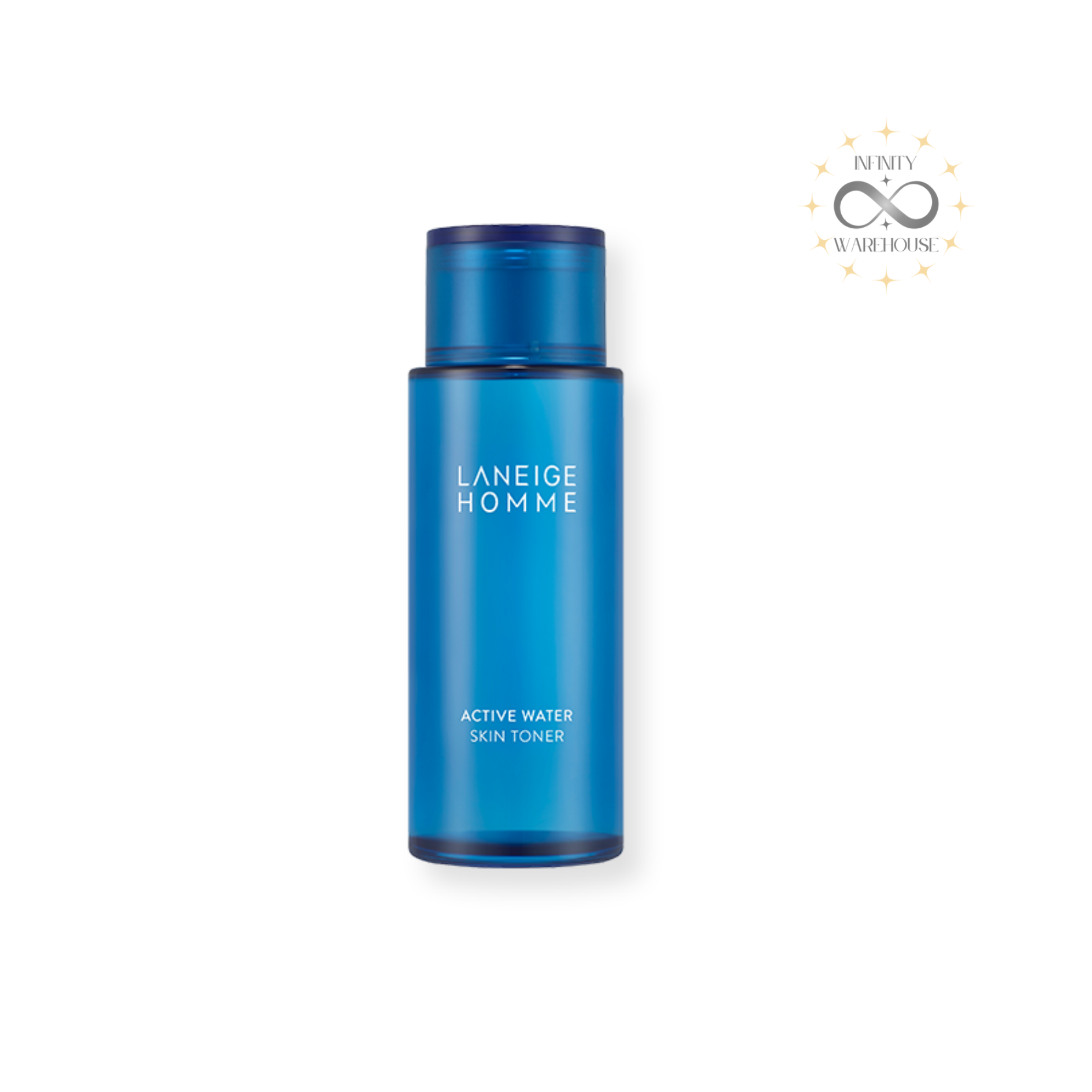 LANEIGE Active Water Skin Toner For Men 180ml with zinc gluconate, mineral-rich deep sea water, Anti-Dryness technology and lightweight formula for men's skin hydration, refreshing moisture and post-shave soothing
