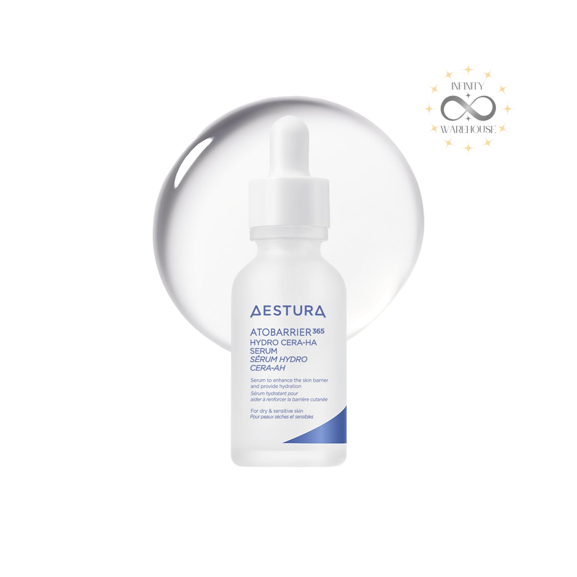 AESTURA Atobarrier 365 Hydro Cera-HA Serum 30ml Korean ceramide hyaluronic acid serum for sensitive skin barrier repair
