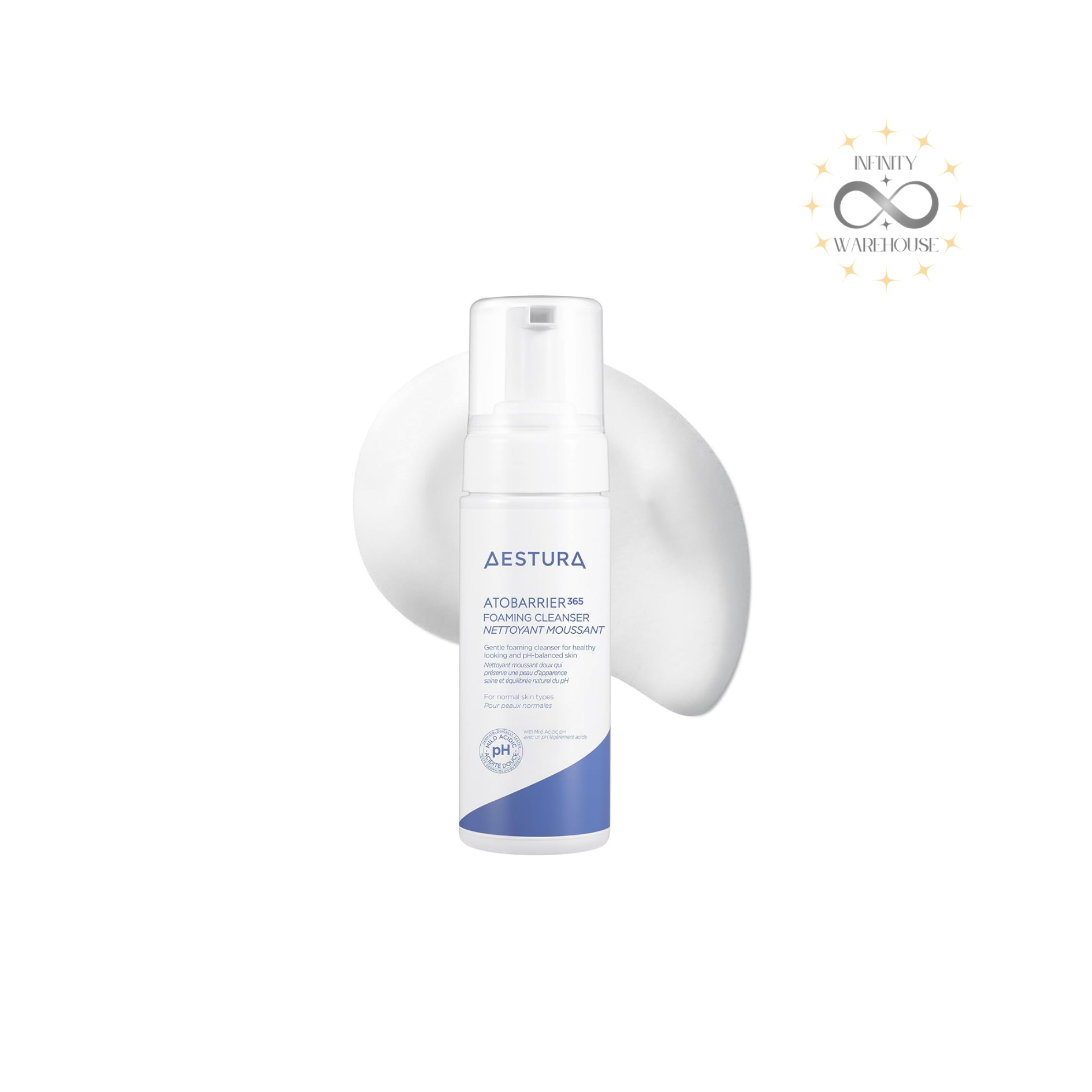 AESTURA Atobarrier 365 Bubble Cleanser 150ml Korean mild acidic foaming cleanser for sensitive skin barrier repair
