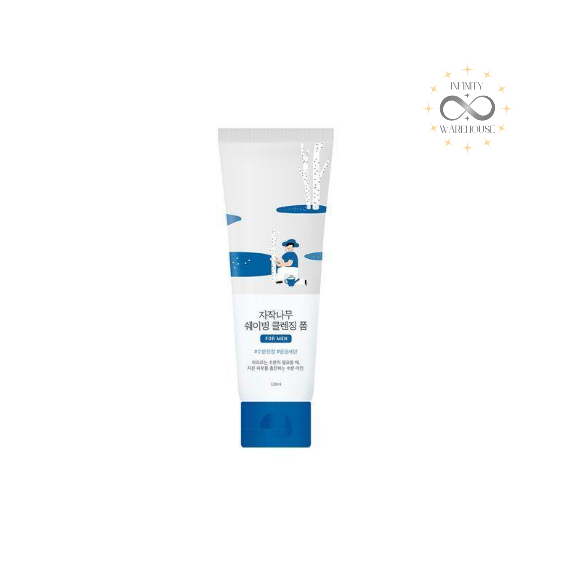 Birch Shaving Cleansing Foam For Men 120ml