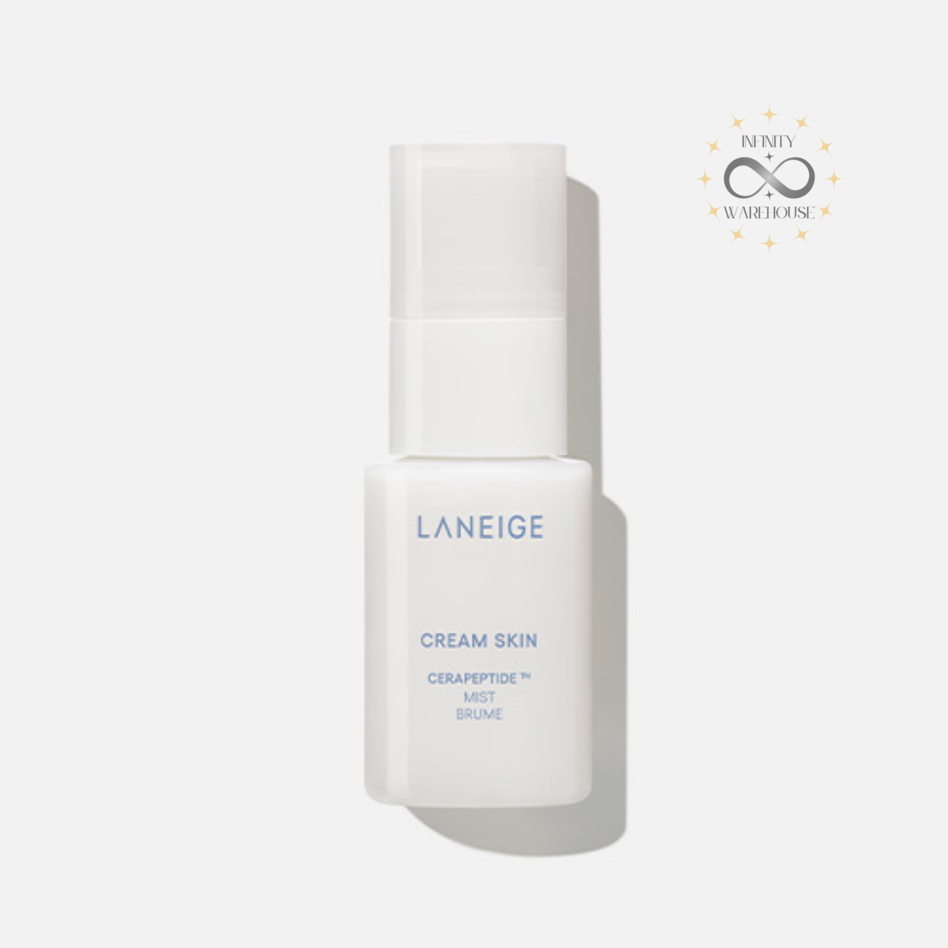 LANEIGE Cream Skin Cerapeptide™ Mist 30ml with ceramide NP, Acetyl Tetrapeptide-11, phytopeptide, squalane and camellia japonica flower extract for instant hydration, skin barrier strengthening and on-the-go moisture
