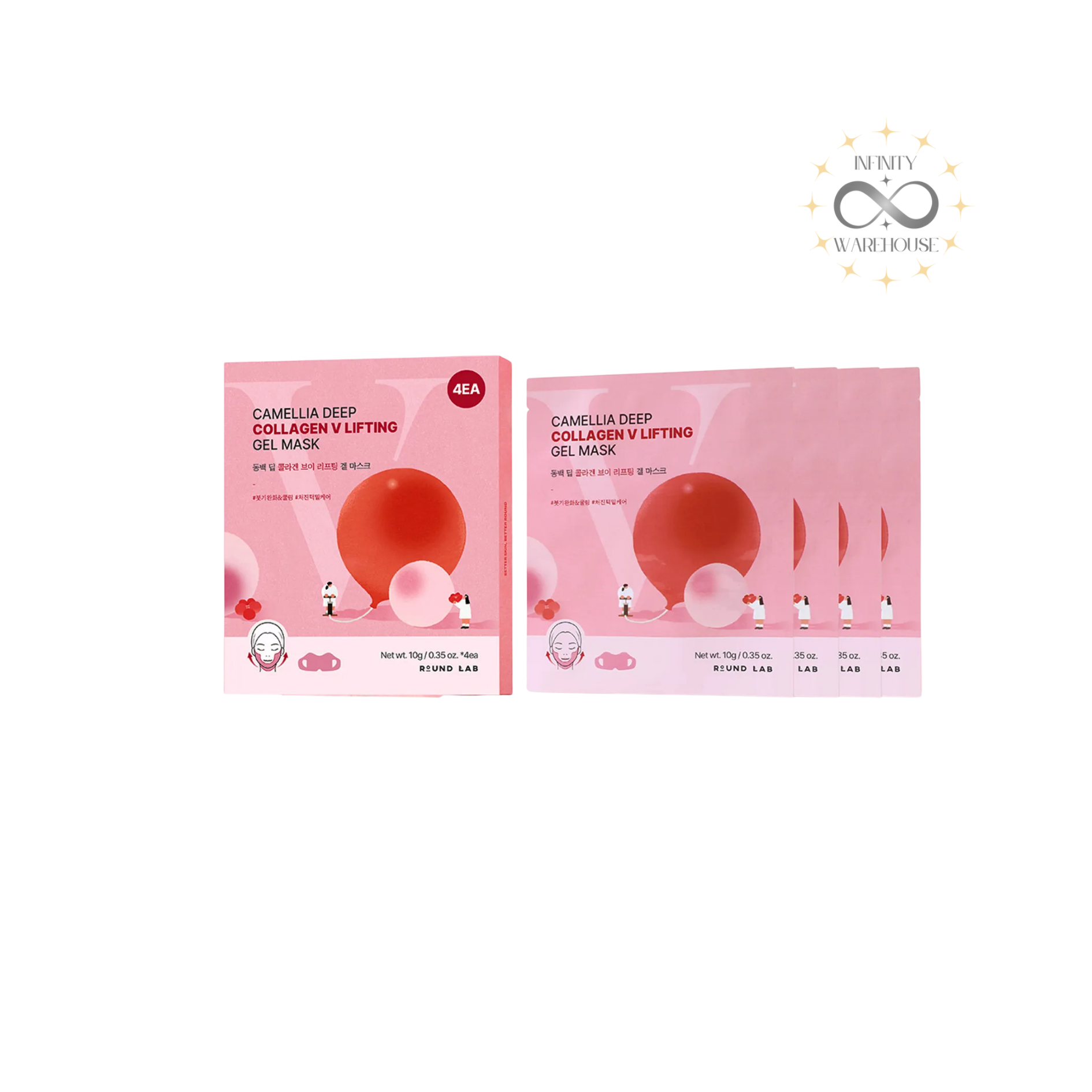 Camellia Deep Collagen V‑Lifting Gel Mask (4 Sheets)
