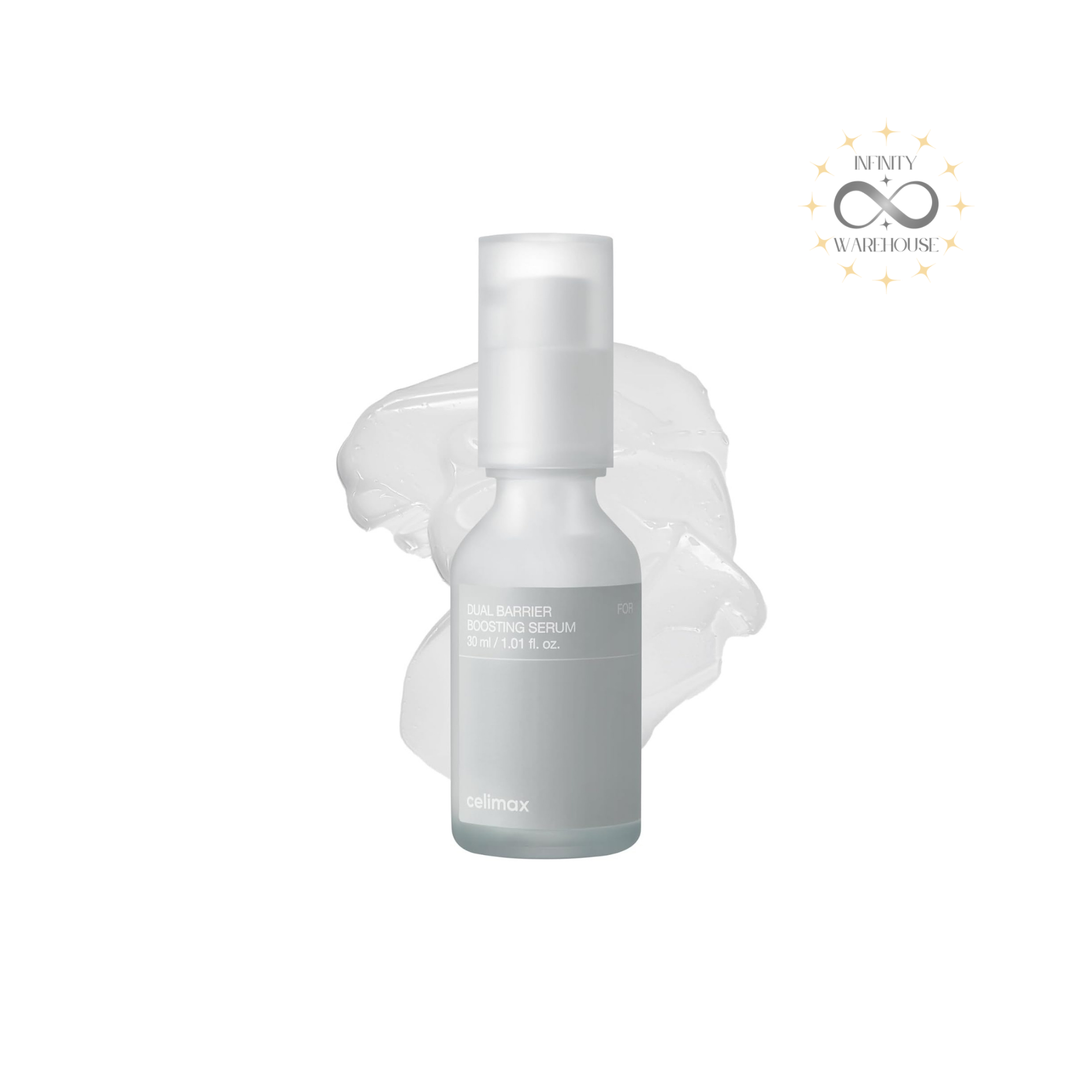 Celimax Dual-Barrier Boosting Serum 30ml with 5 types of ceramides, Aquatide peptide complex and panthenol for sensitive and dry skin barrier repair and deep hydration

