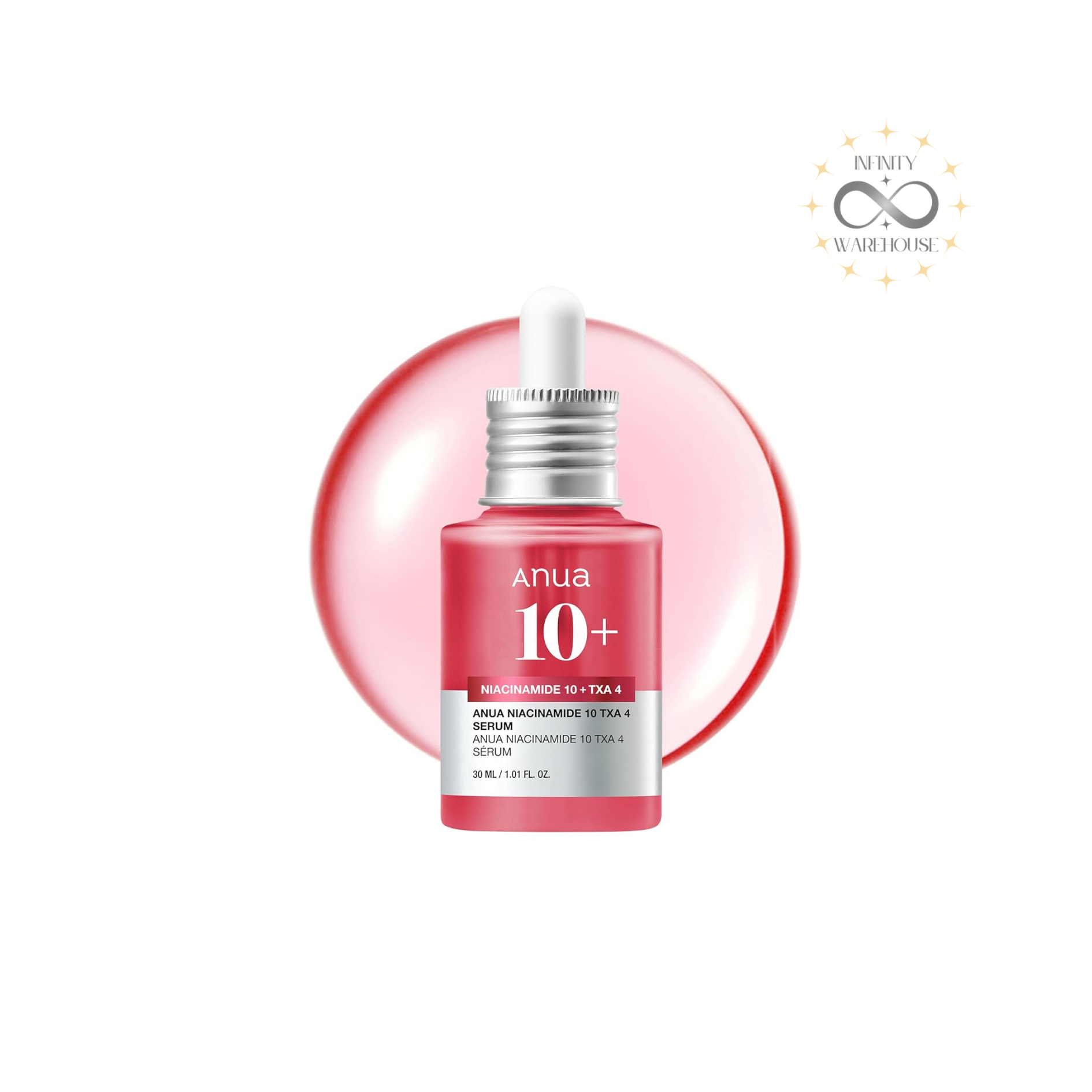 ANUA Niacinamide 10% TXA 4% Dark Spot Correcting Serum 30ml Korean brightening serum with tranexamic acid and arbutin for hyperpigmentation
