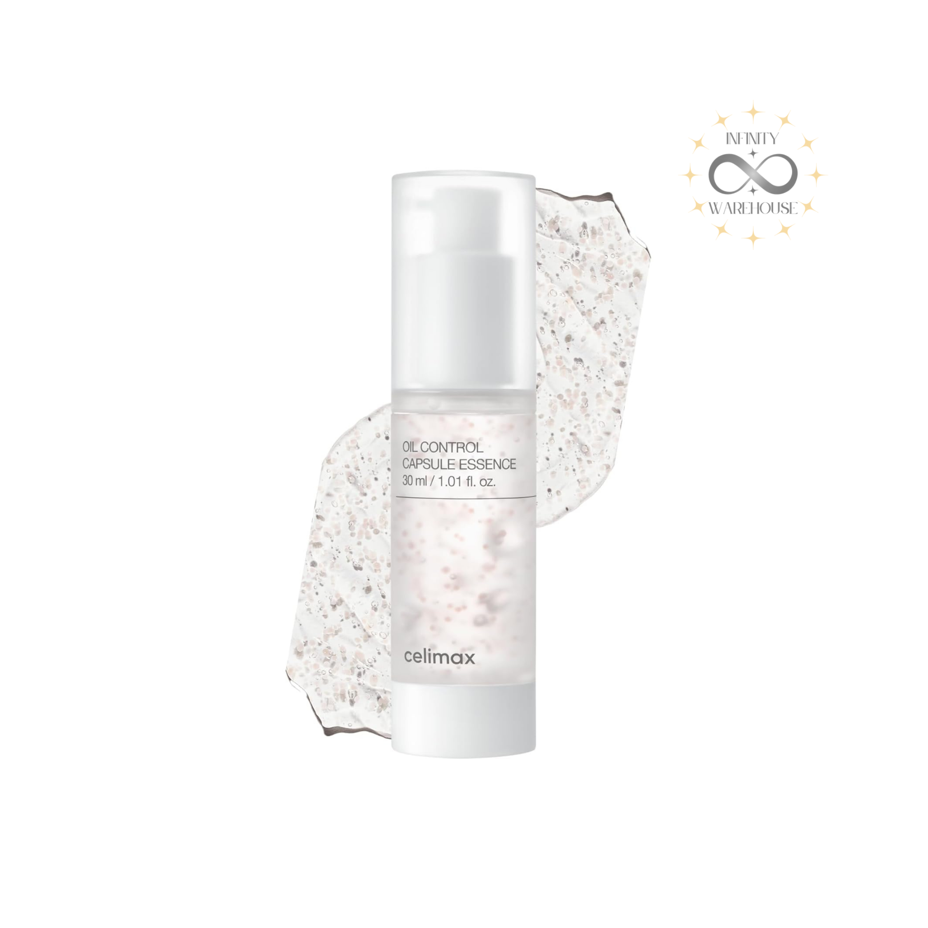 Celimax Oil Control Capsule Essence 30ml with Anti Sebum P, 5 types of hyaluronic acid and ceramide NP for oily skin sebum control, pore minimizing and hydration
