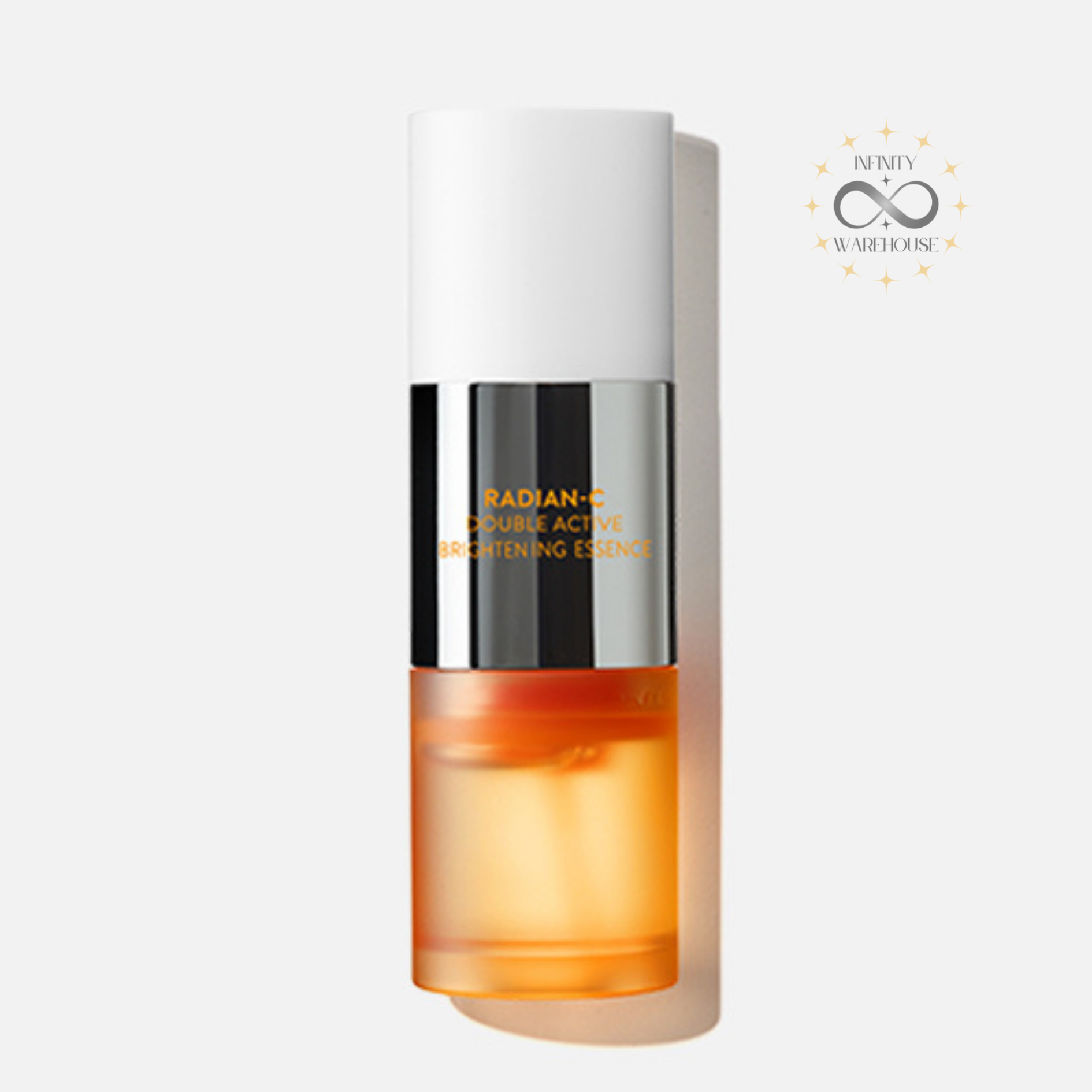 LANEIGE Radian-C Double Active Brightening Essence 30g with dual vitamin & collagen essence formula, niacinamide, 3-O-ethyl ascorbic acid, adenosine and melasolv for tired skin rescue, brightening and anti-aging care
