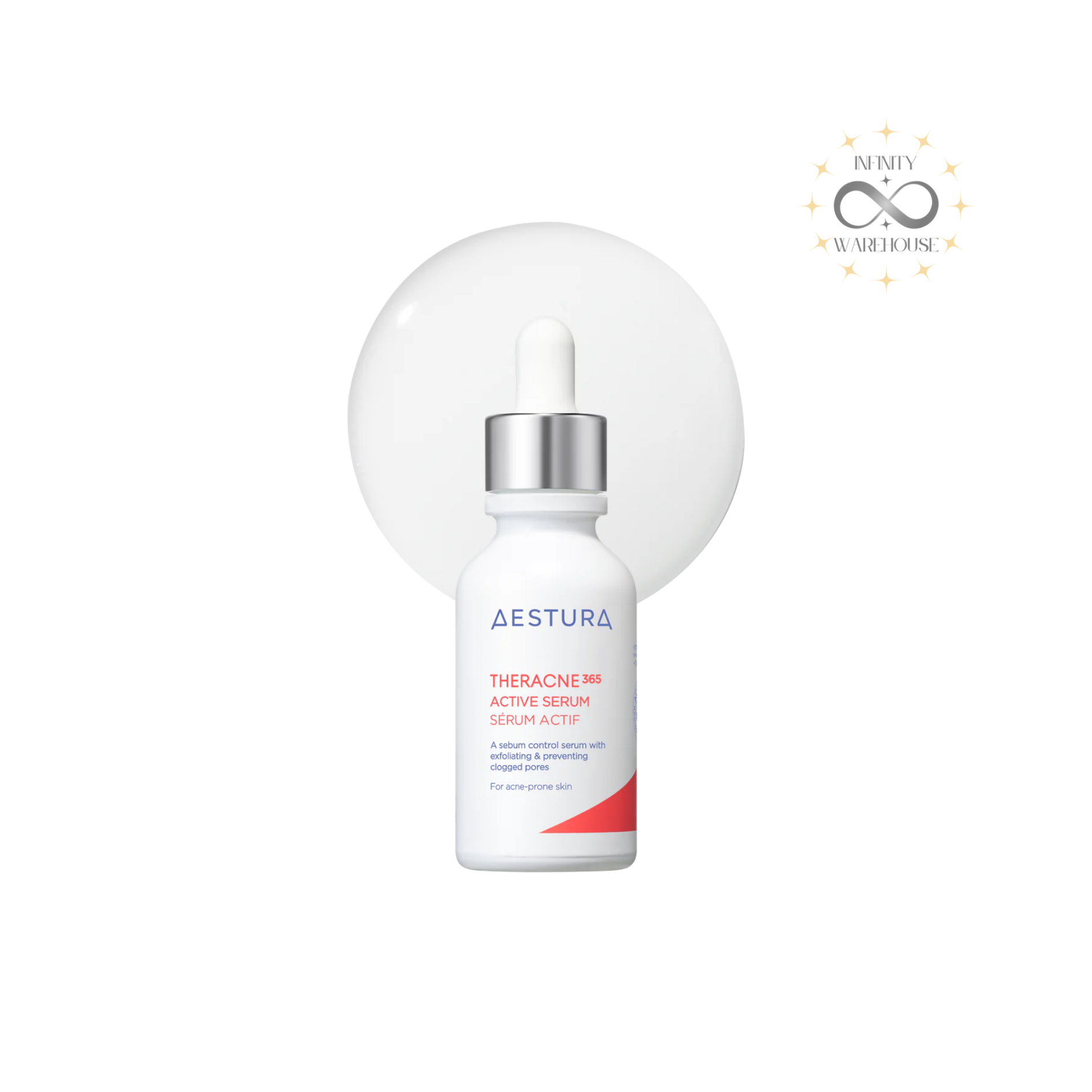 AESTURA Theracne 365 Active Serum 30ml Korean acne treatment serum with zinc and BHA for oily skin sebum control
