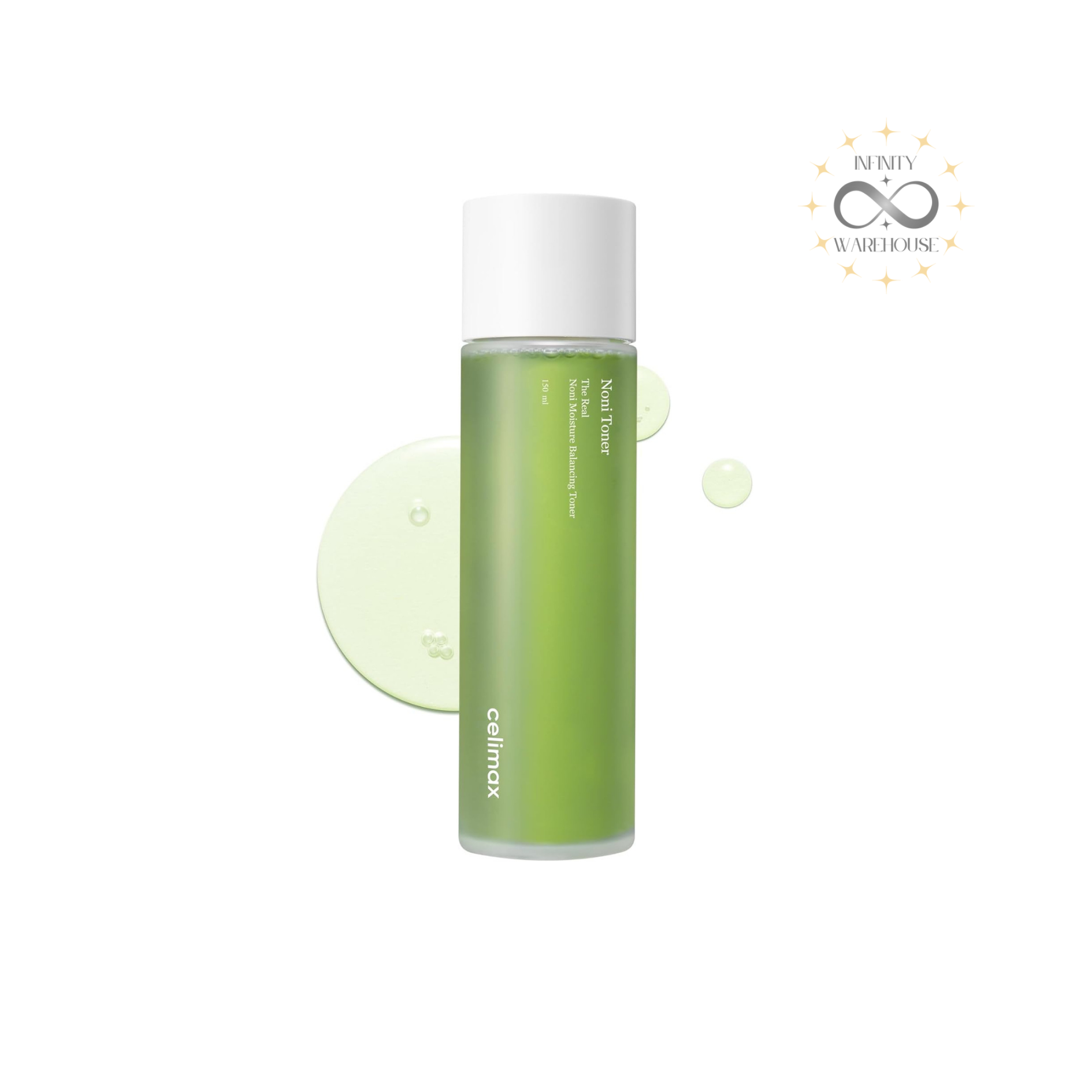 Celimax The Real Noni Moisture Balancing Toner 150ml with 80.1% noni fruit extract and 5% amino acid complex for sensitive and dry skin hydration and pH balancing
