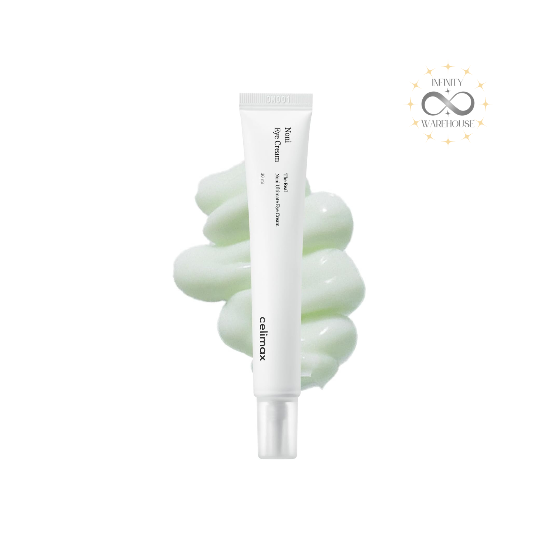 Celimax The Real Noni Ultimate Eye Cream 20ml with 36.26% noni fruit extract, bakuchiol and 4 peptides for anti-aging eye care, fine lines and dark circles reduction
