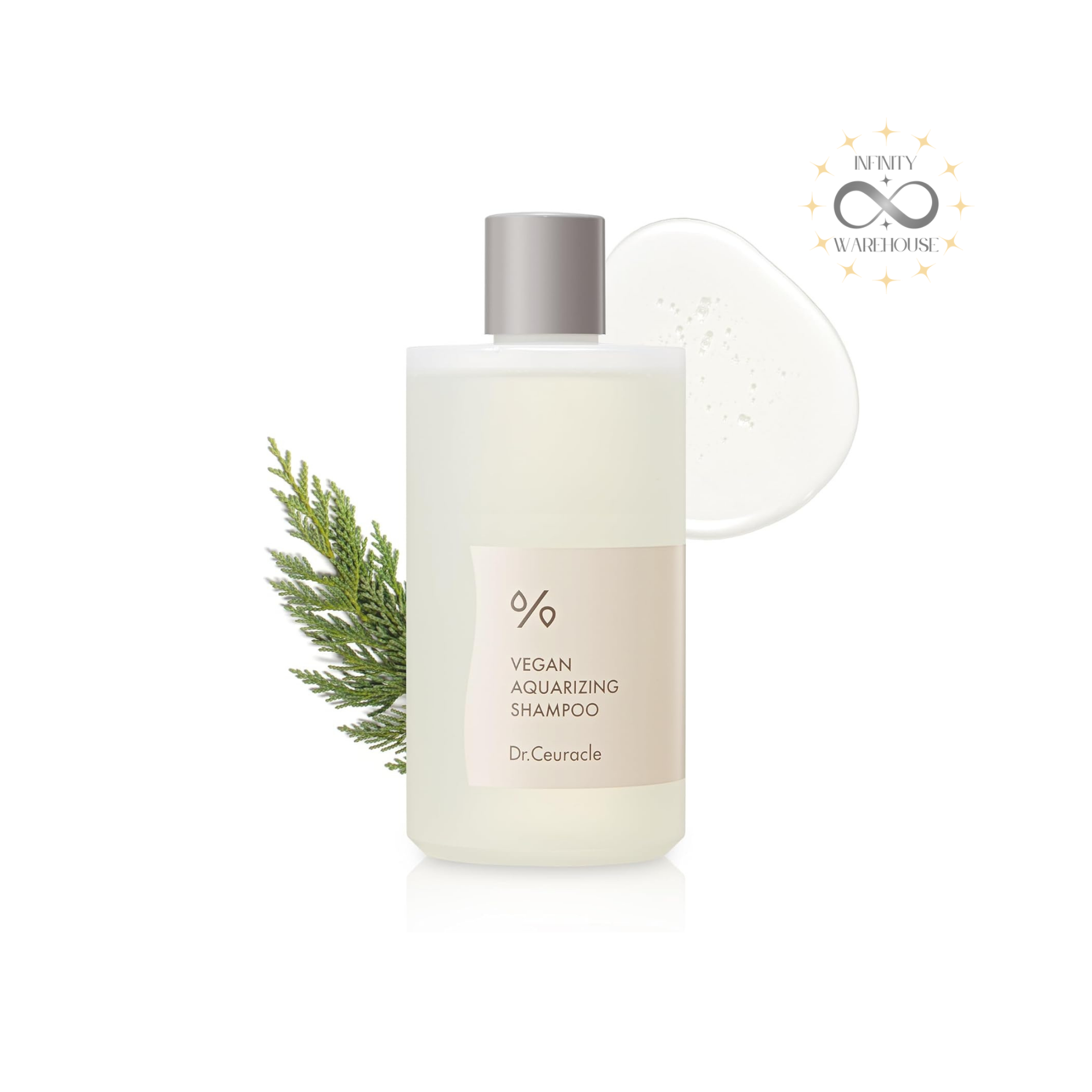 Dr.Ceuracle Vegan Aquarizing Shampoo 300ml with 27,000ppm Hair Aquarizing Complex, birch tree Aqua Seal, cypress water and biotin for damaged brittle hair hydration and scalp care
