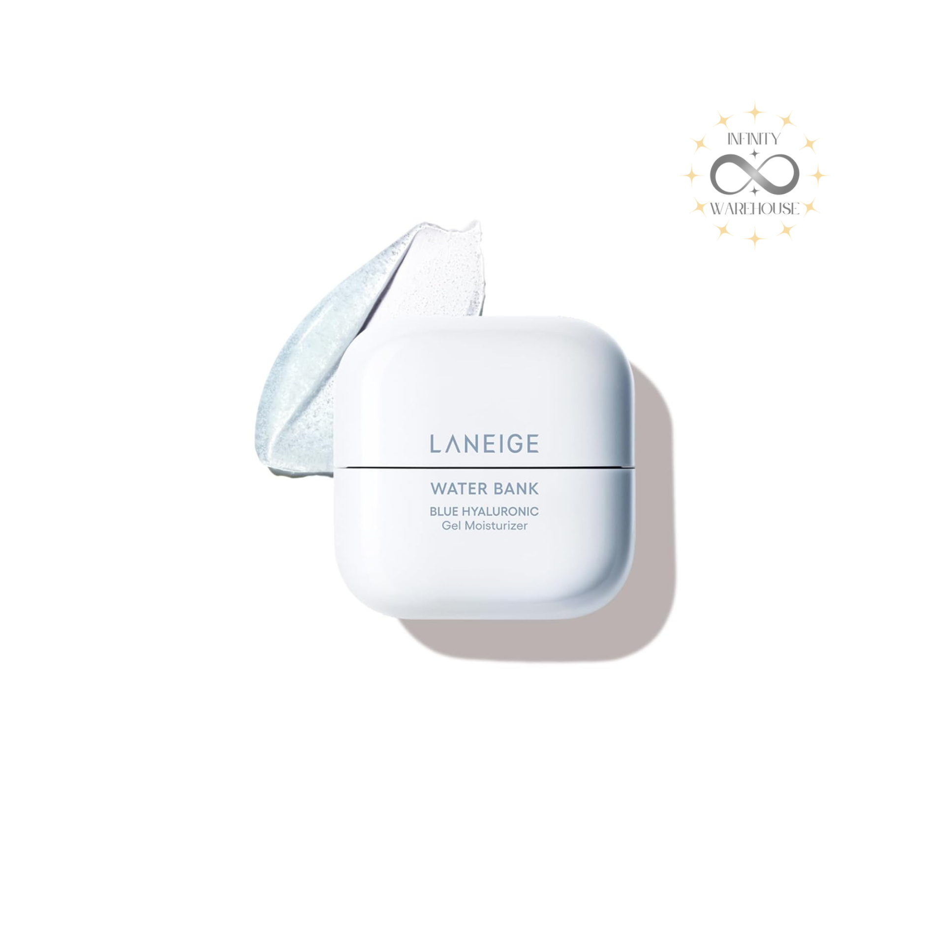 LANEIGE Water Bank Blue Hyaluronic Gel Cream 50ml with 1/2000 micro-sized blue hyaluronic acid, betaine, mint leaf extract and cooling gel formula for oily combination skin moisture balance, oil control and 48-hour hydration
